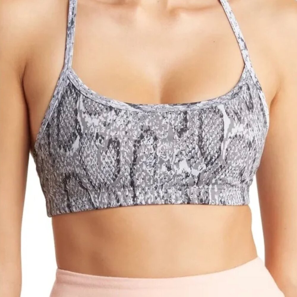 BEYOND YOGA Ombré Snake Print Bra, Adjustable Sports Bra - S